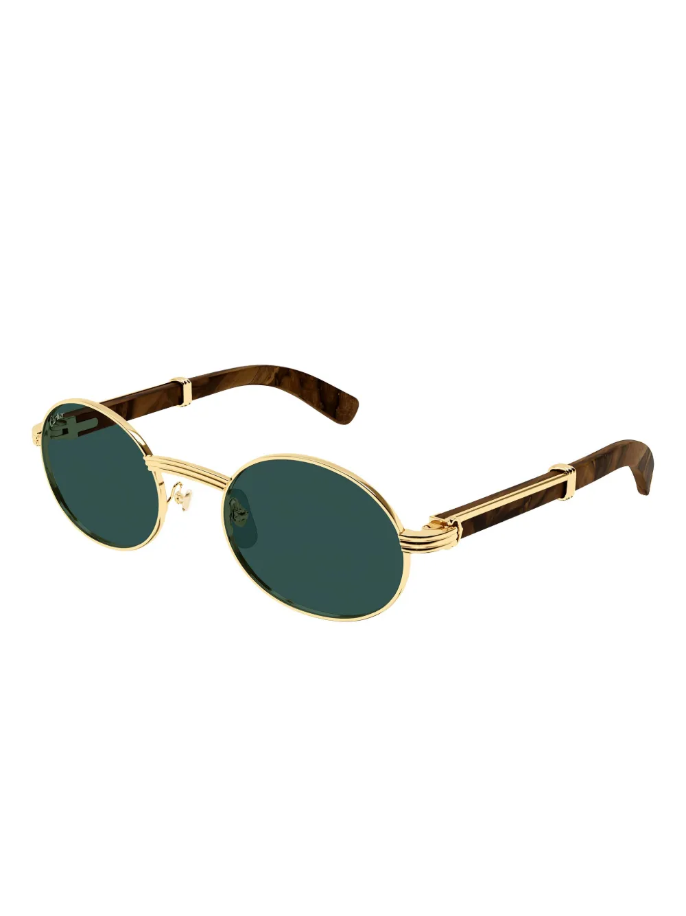 Cartier Eyewear Première de Cartier zonnebril met rond montuur - Goud