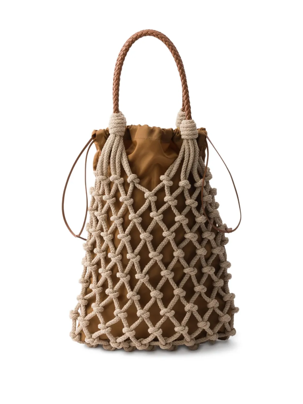 Prada Macramé shopper Beige