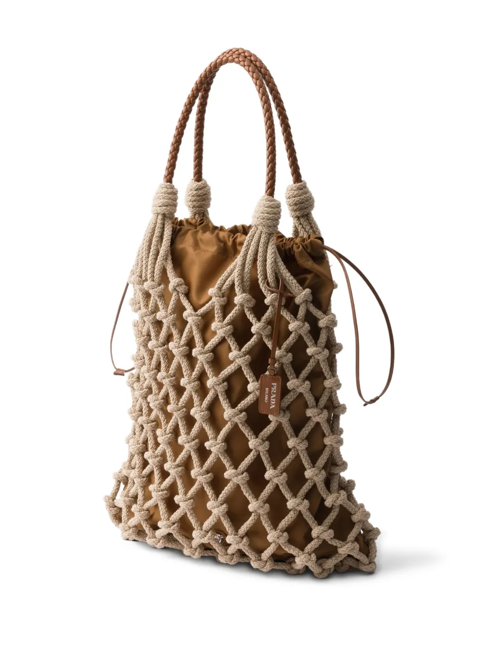 Prada Macramé shopper Beige