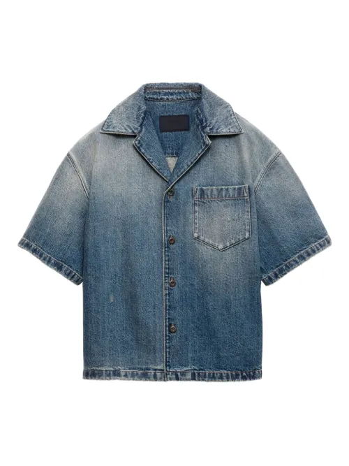 Prada chemise en jean - Bleu - Prada - Modalova