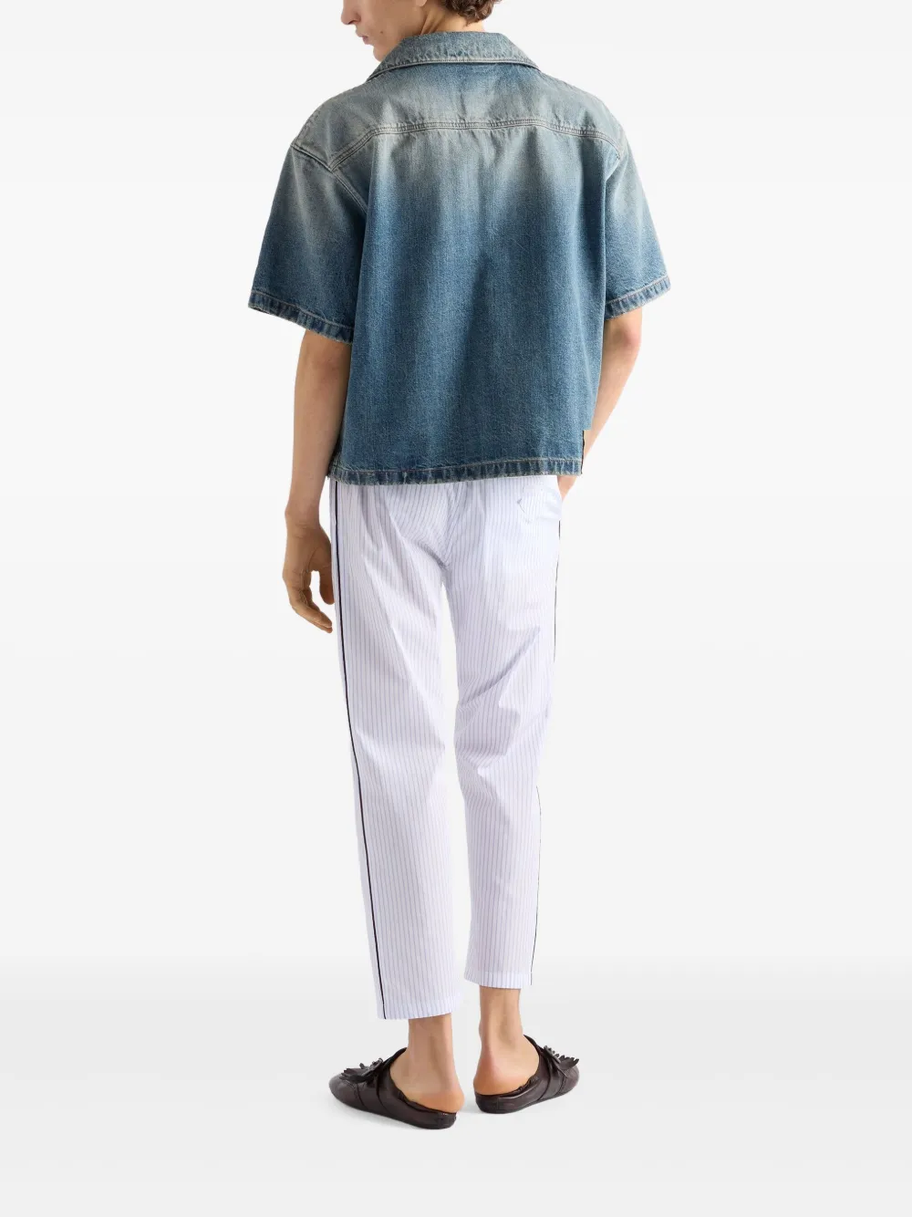 Prada Denim overhemd Blauw