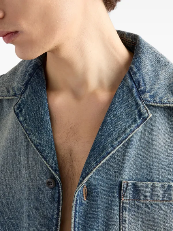 Prada Denim Shirt | Blue | FARFETCH
