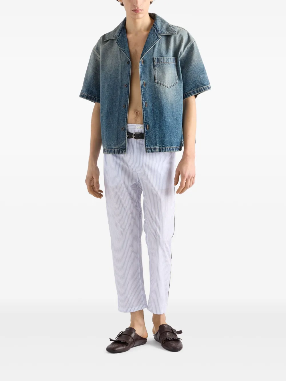 Prada Denim overhemd - Blauw