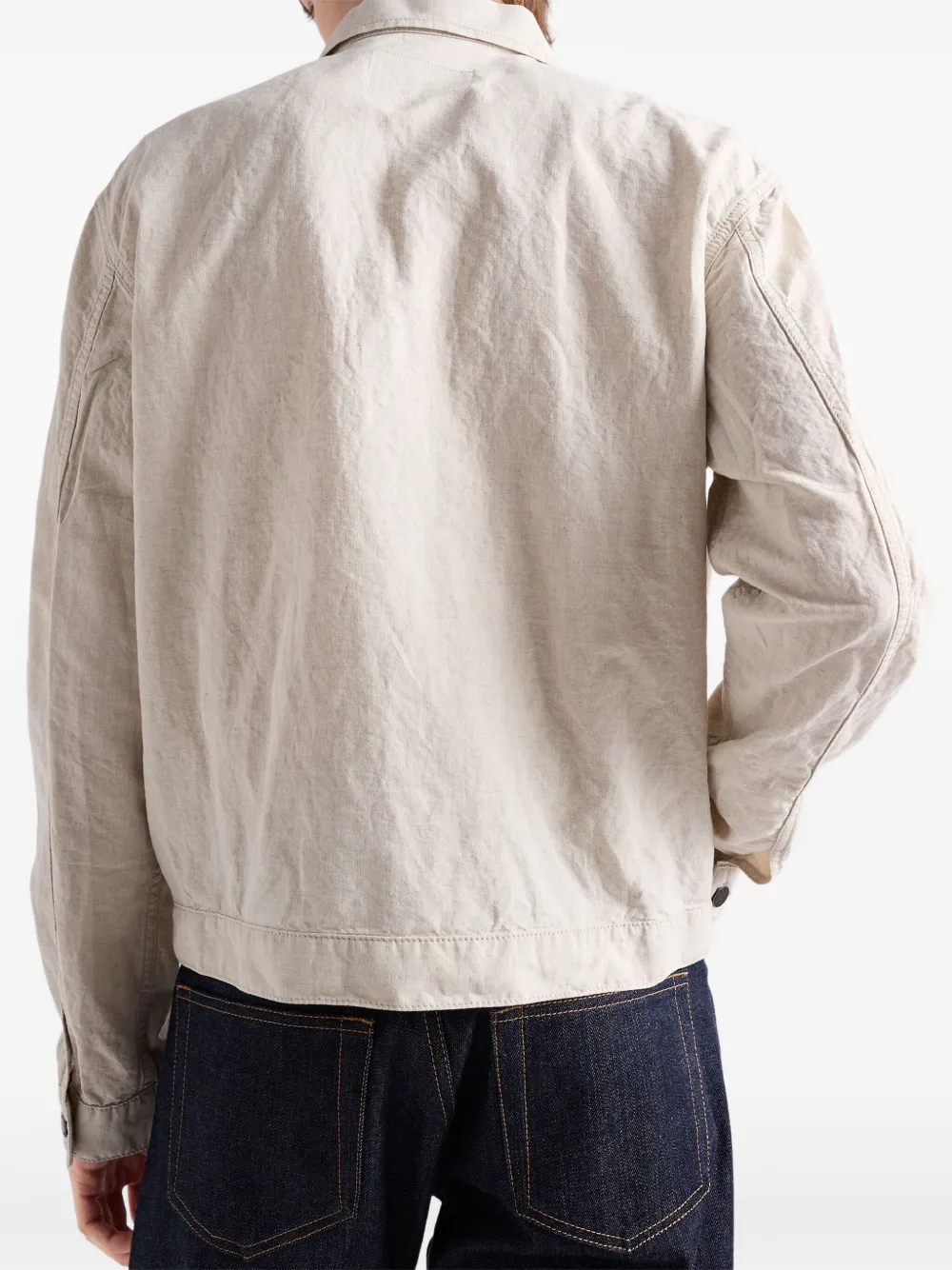 PRADA CHAMBRAY SHIRT JACKET