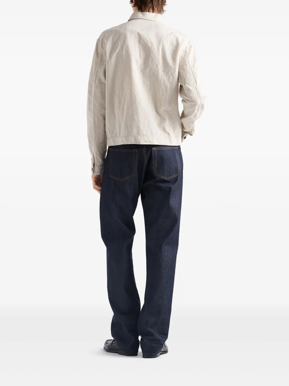 PRADA CHAMBRAY SHIRT JACKET