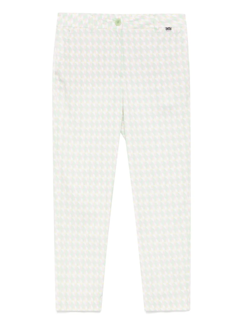 MARCCAIN geometric-print trousers | White | Image 1