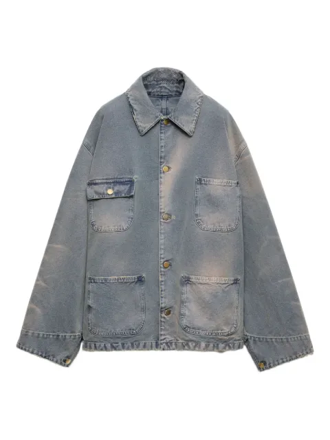Prada distressed-effect jacket