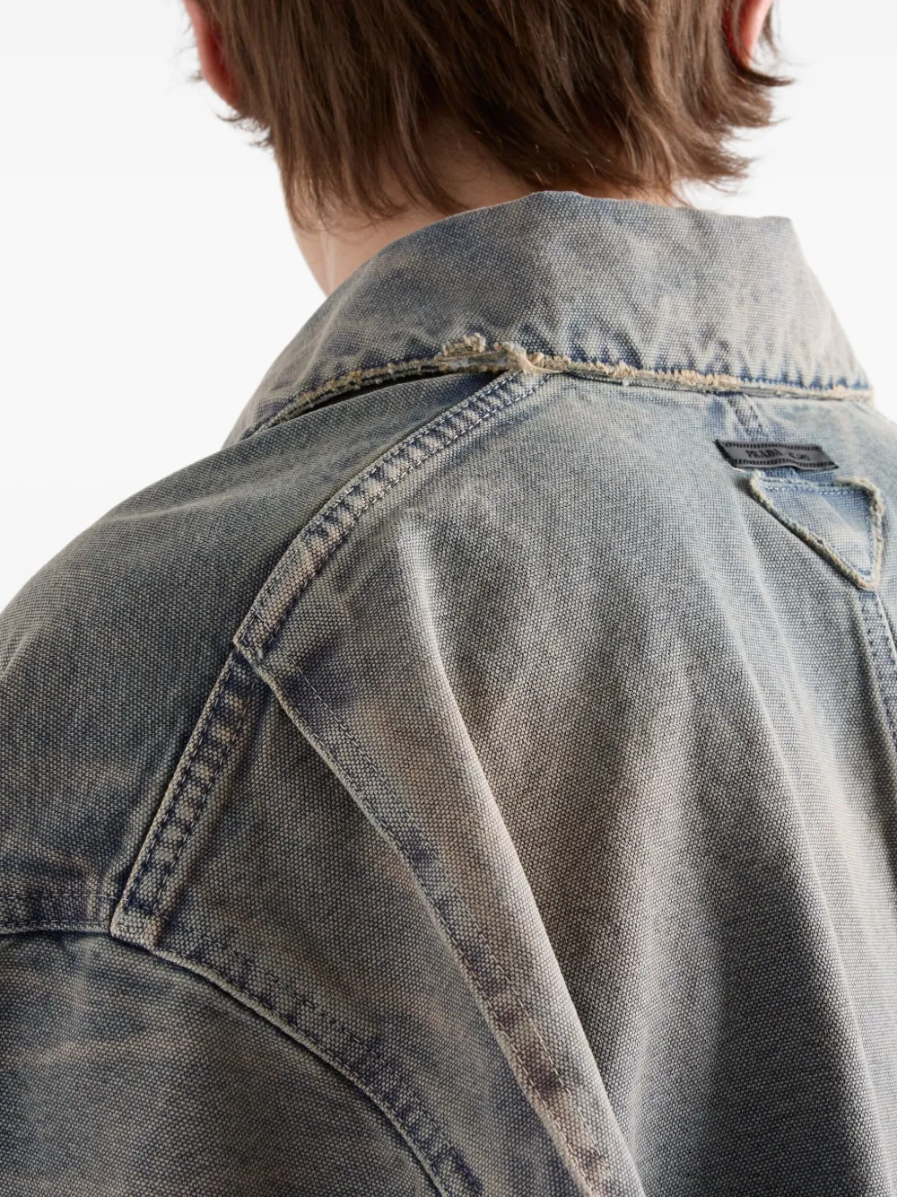 Prada Jack met gerafeld effect Blauw