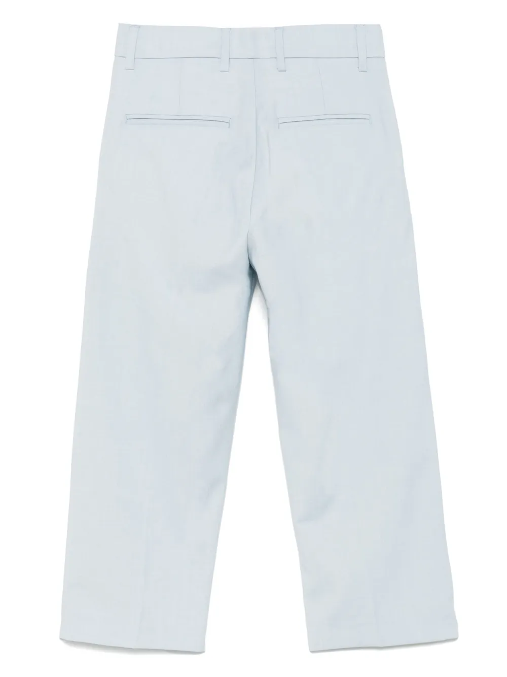 i'm brian slub-texture trousers | Girls Smart Trousers | Image 2