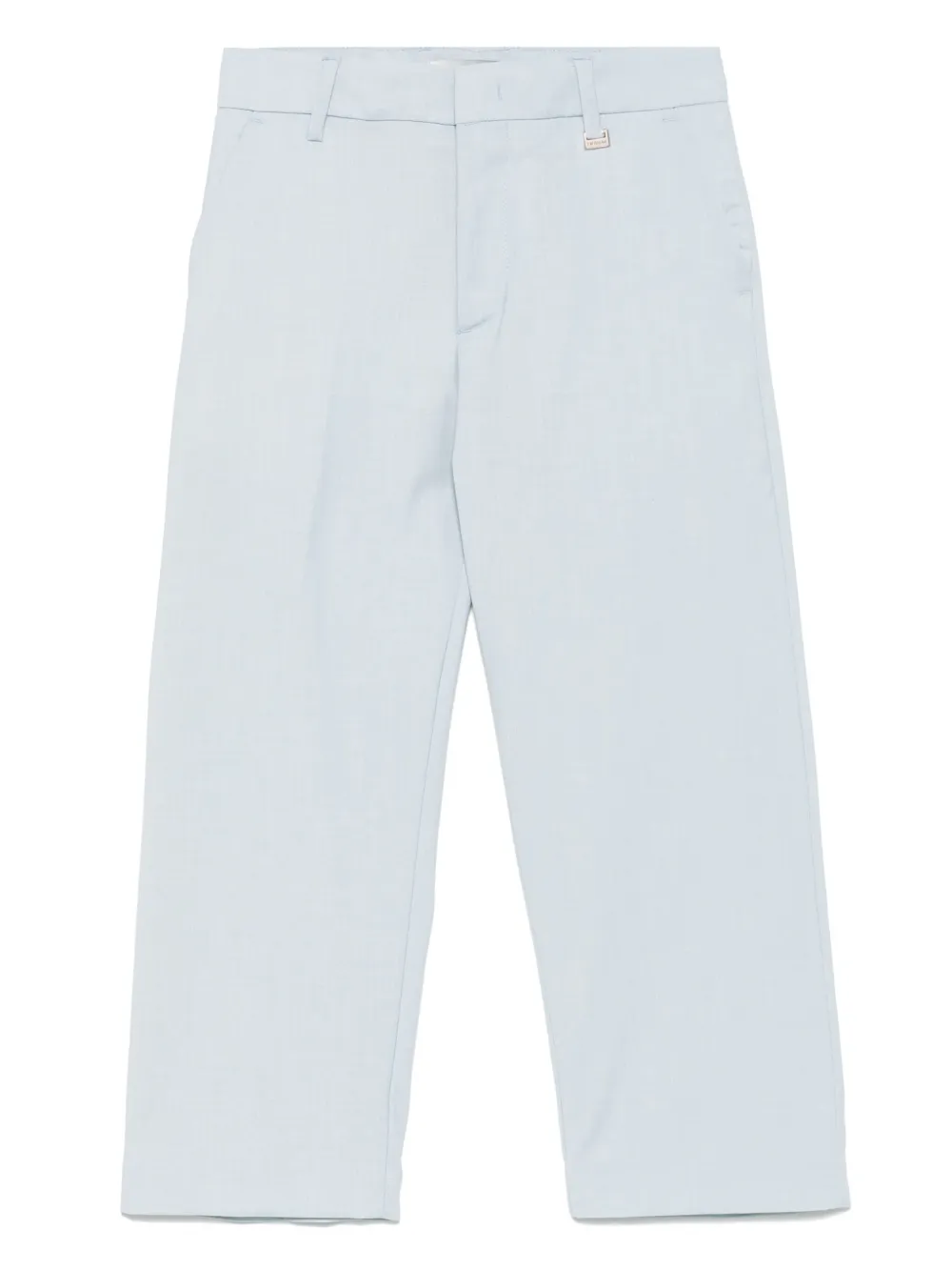 i'm brian slub-texture trousers | Blue | Image 1