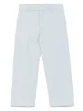 i'm brian slub-texture trousers - Blue