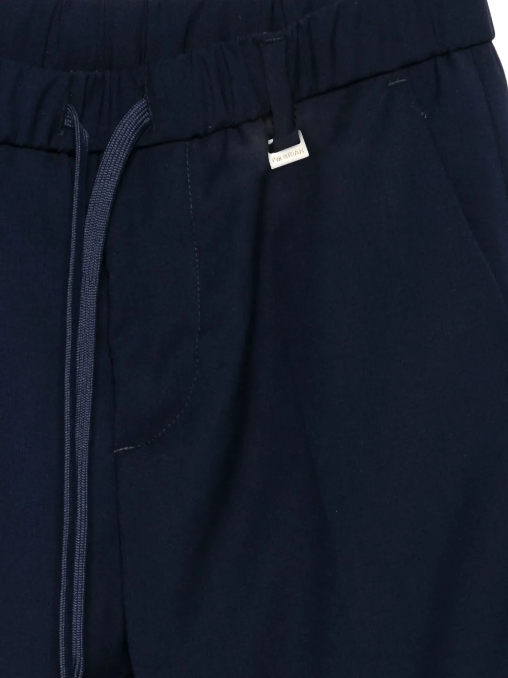 I'm Brian Drawstring Trousers In Blue