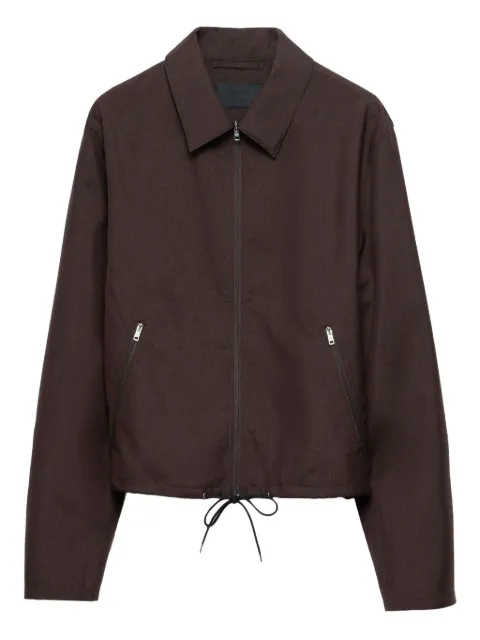 Prada silk shirt jacket