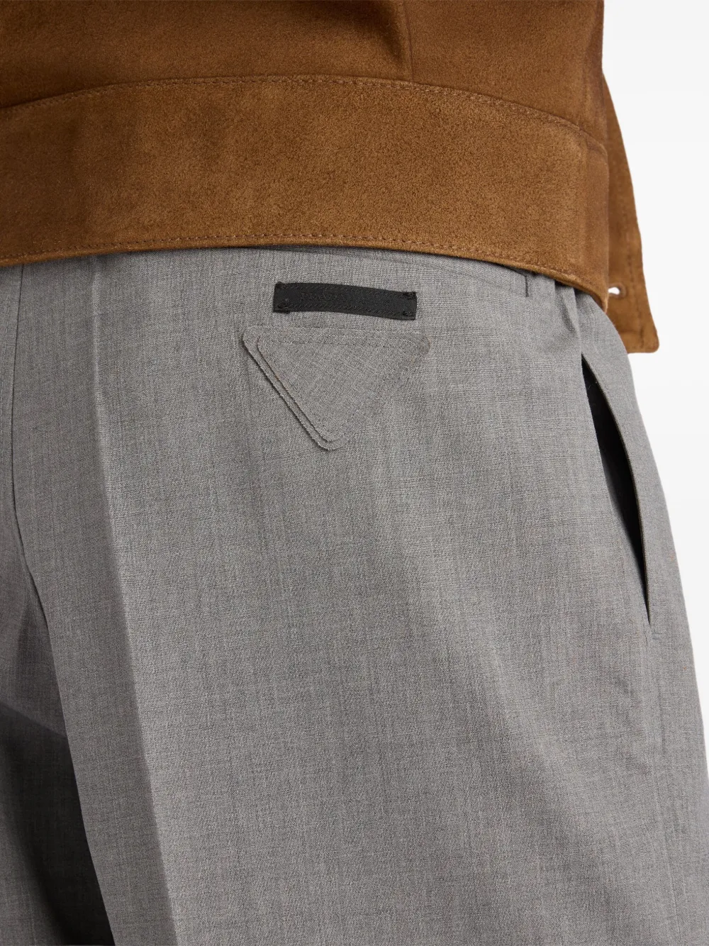 Prada Wollen shorts Grijs