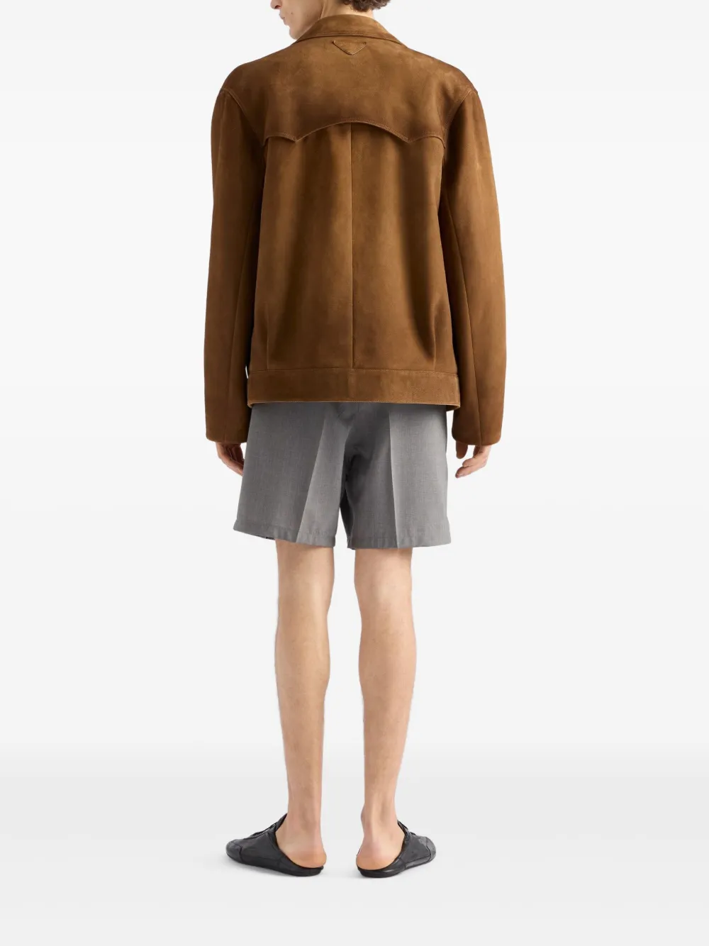 Prada Wollen shorts Grijs