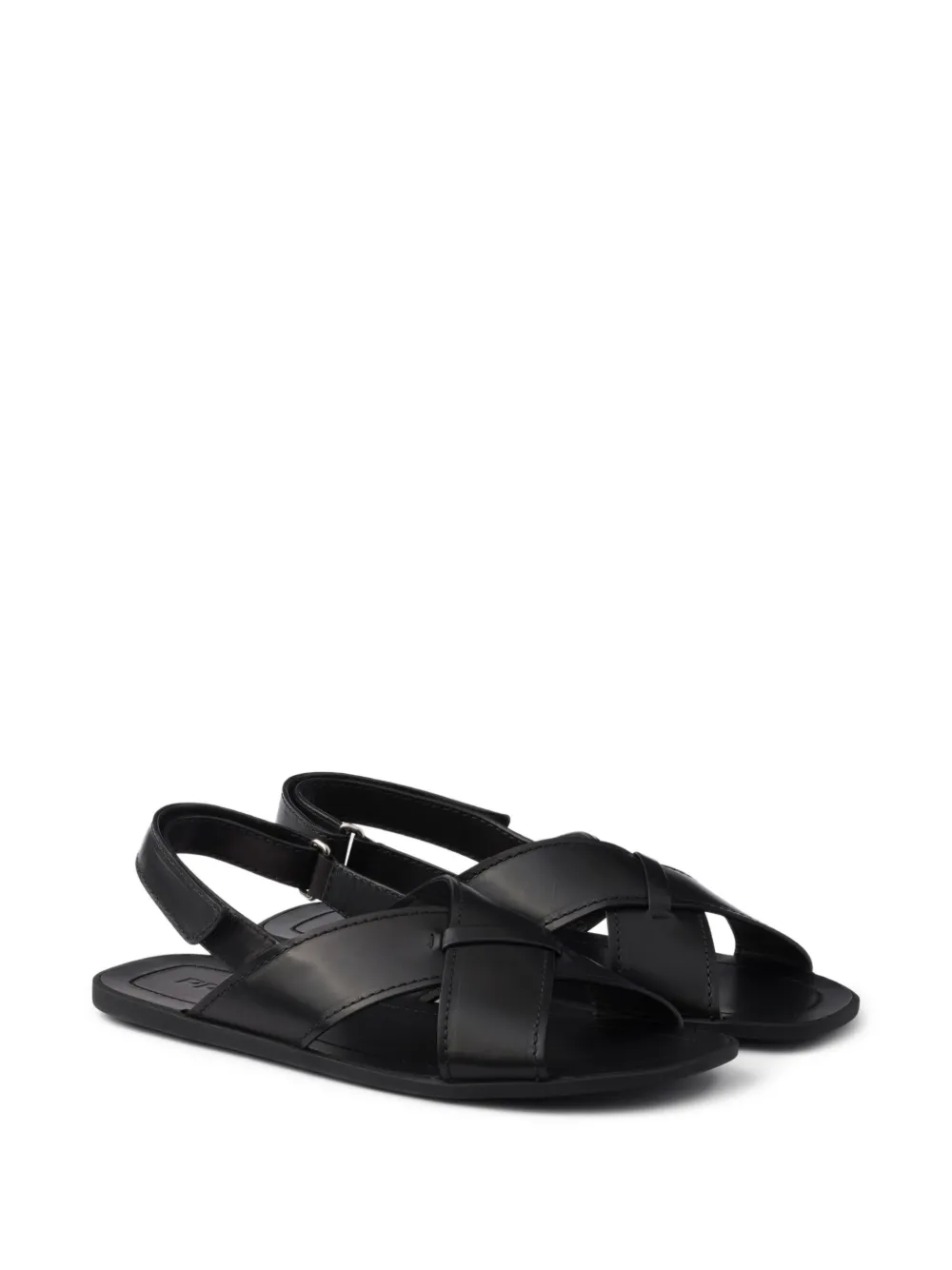 Prada Decò sandalen - Zwart