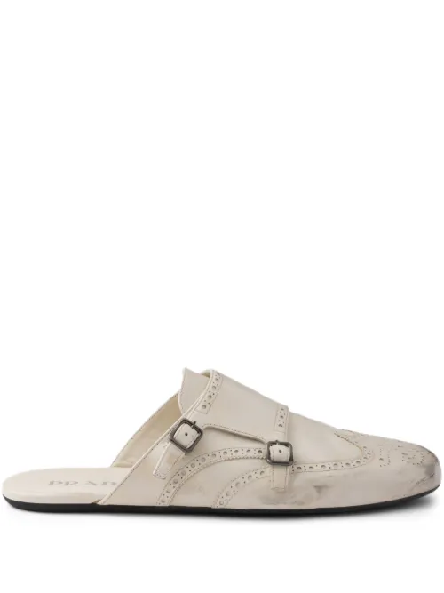 Prada mules Shuffle - Tons neutres - Prada - Modalova