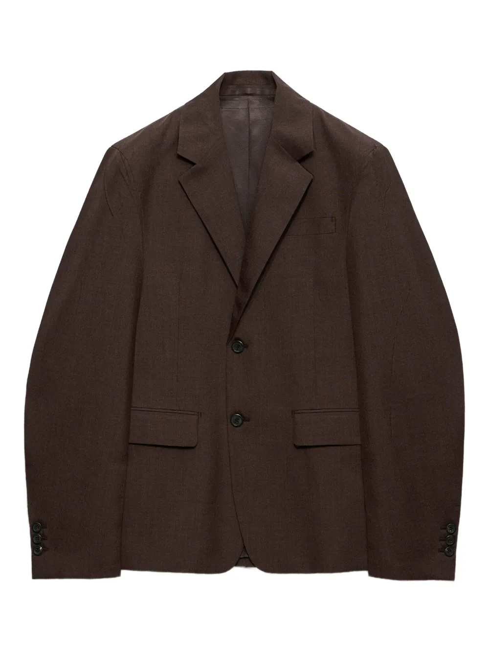 Prada single-breasted blazer | Brown | Image 1