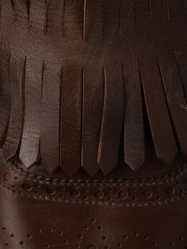 Prada Shuffle フリンジ ミュール | ブラウン | FARFETCH JP