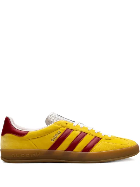 adidas tenis Gazelle "Yellow Velvet" de adidas x Gucci