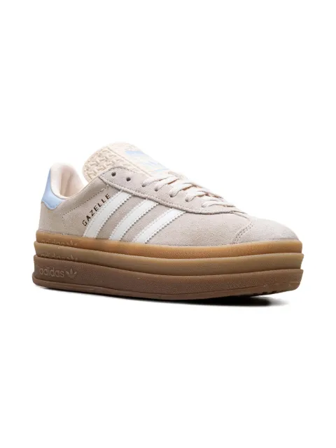 adidas Kids Gazelle Bold "Wonder White Clear Sky" sneakers 