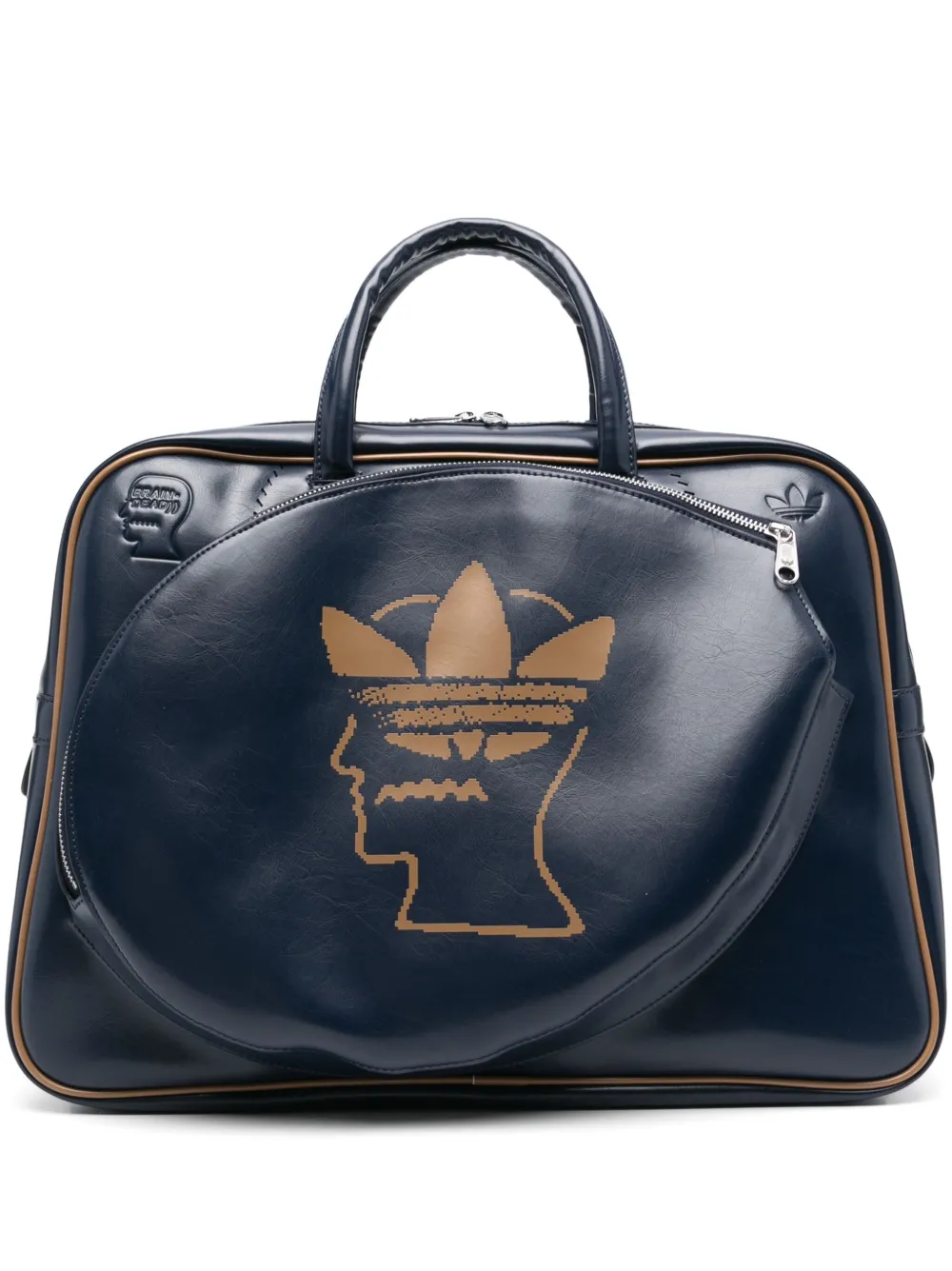 Adidas x Brain Dead reistas met logoprint Blauw