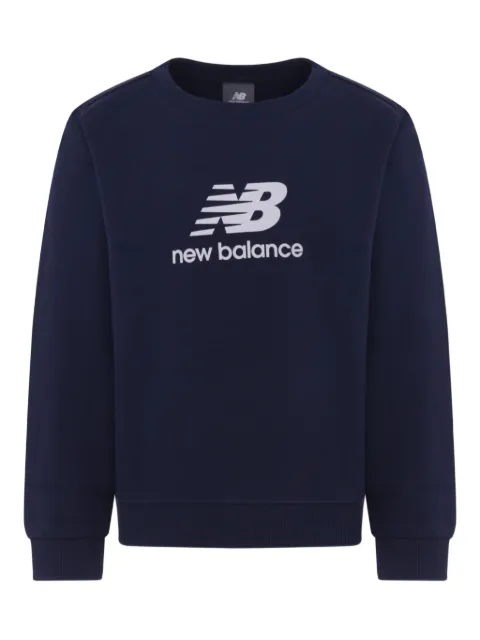 New Balance Kids crew-neck logo sweatshirt