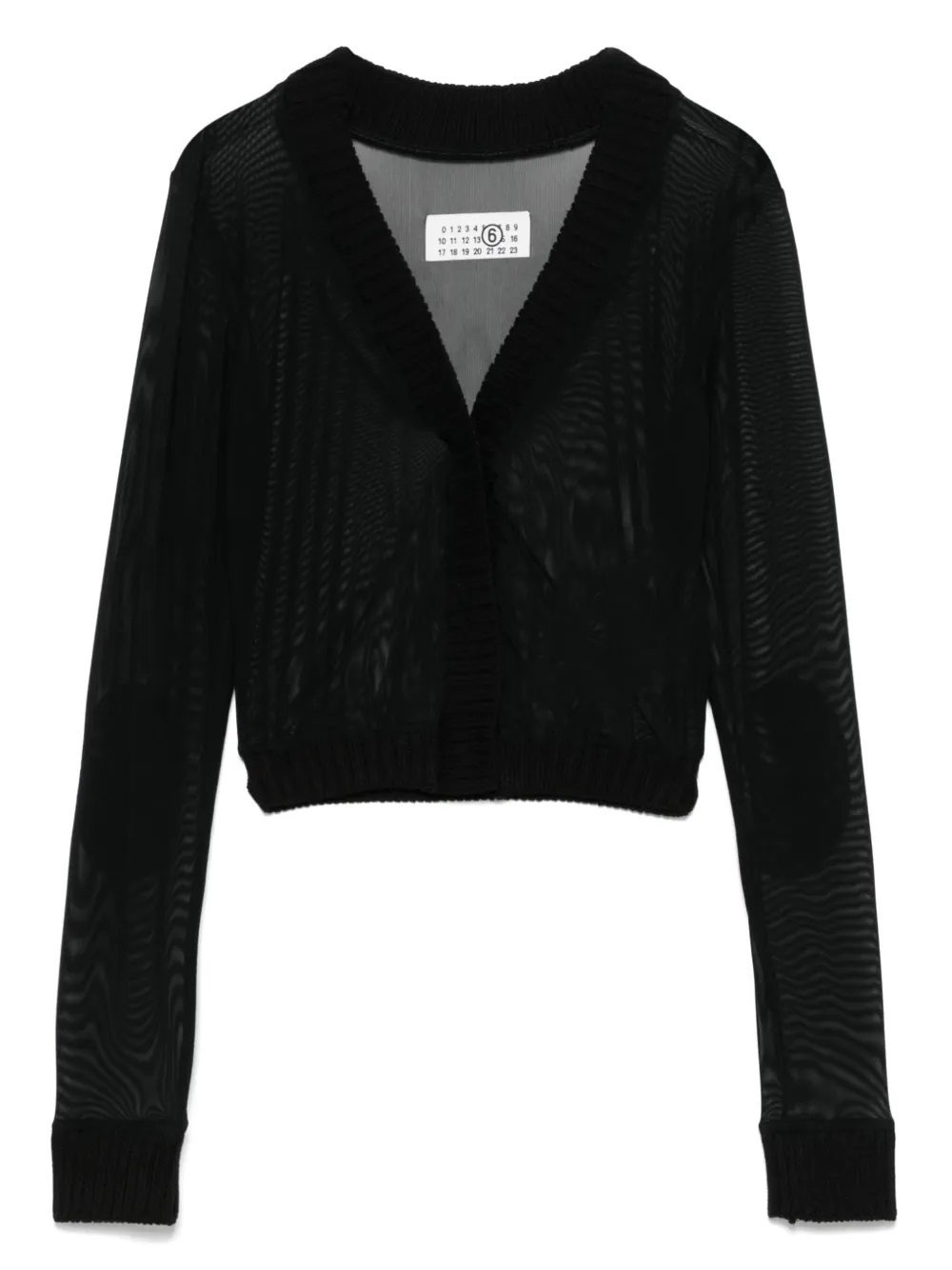 MM6 Maison Margiela メッシュ トップ - ブラック MM6 Maison Margiela メッシュ トップ - ブラック