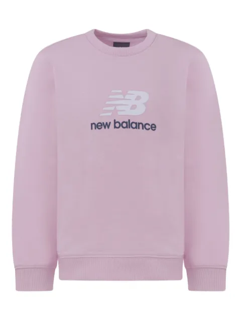 New Balance Kids logo-print sweatshirt