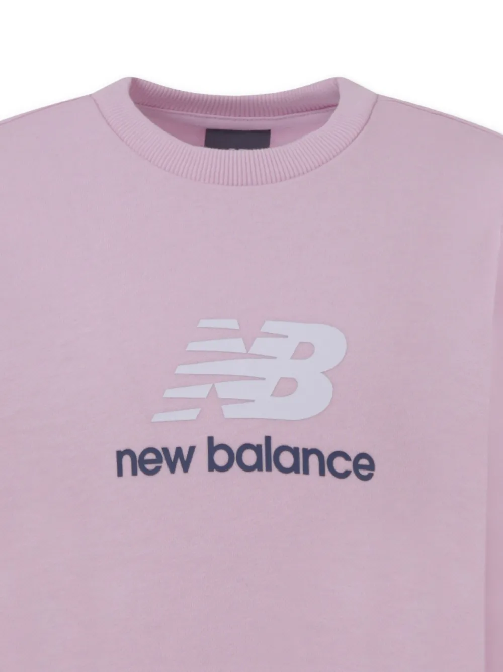 New Balance Kids Sweater met logoprint Roze