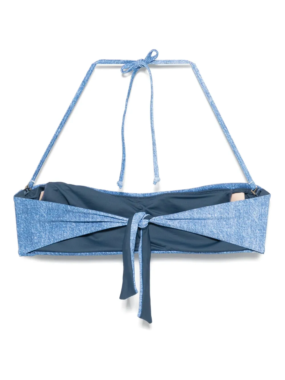 Fisico denim-effect bikini top | Bikinis | Image 2