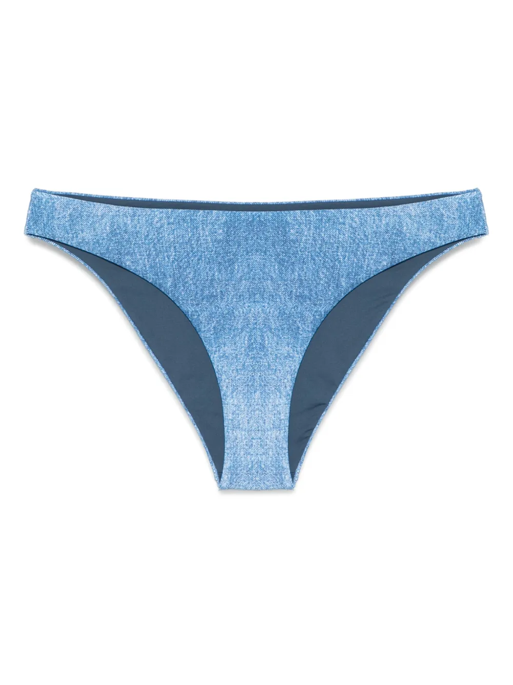 Fisico Denim-effect Bikini Bottoms
