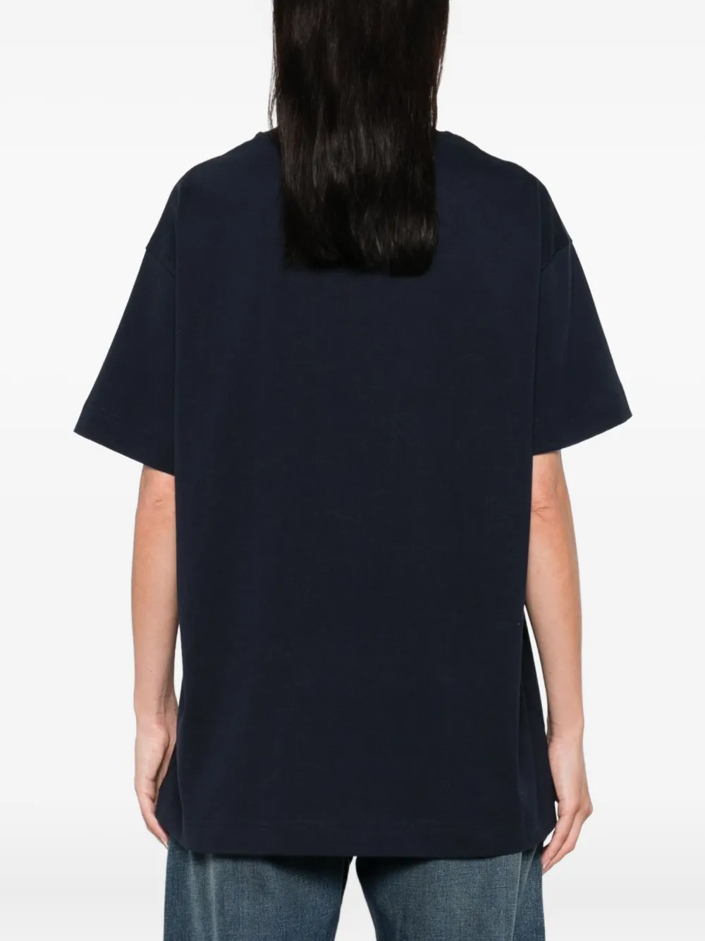 Givenchy T-shirt met logoprint Blauw