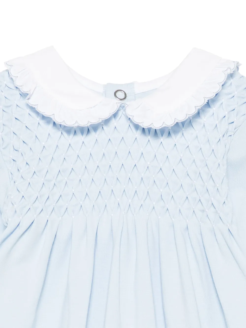 Siola Pyjama met gesmockt detail Blauw