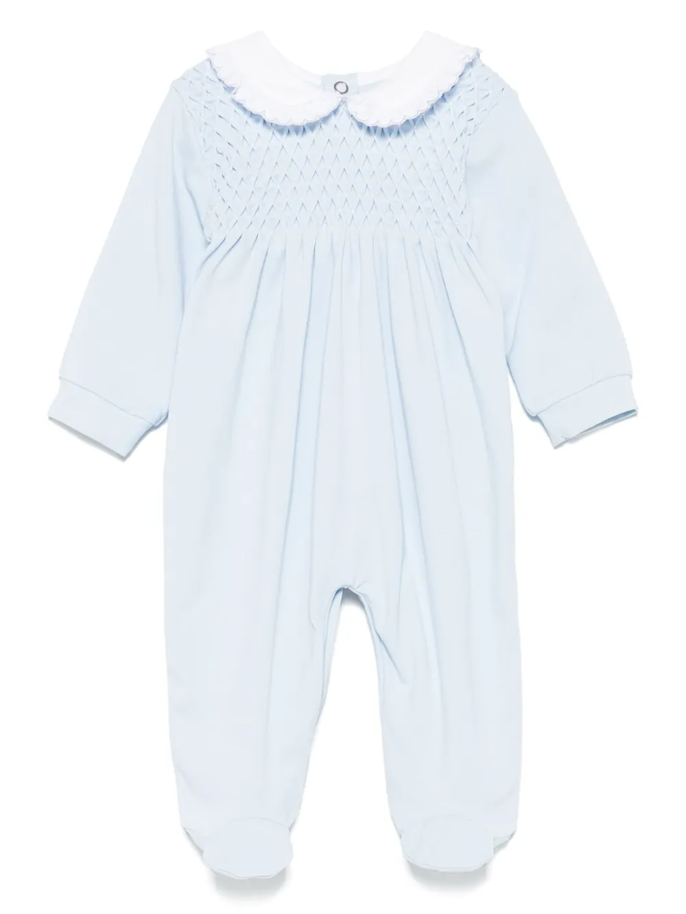 Siola Pyjama met gesmockt detail Blauw