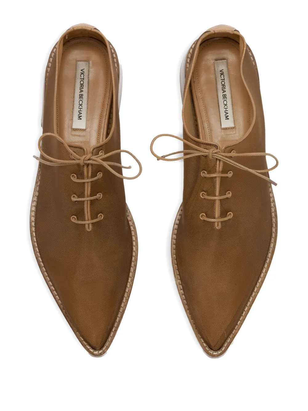 Victoria Beckham mesh oxfords Neutrals