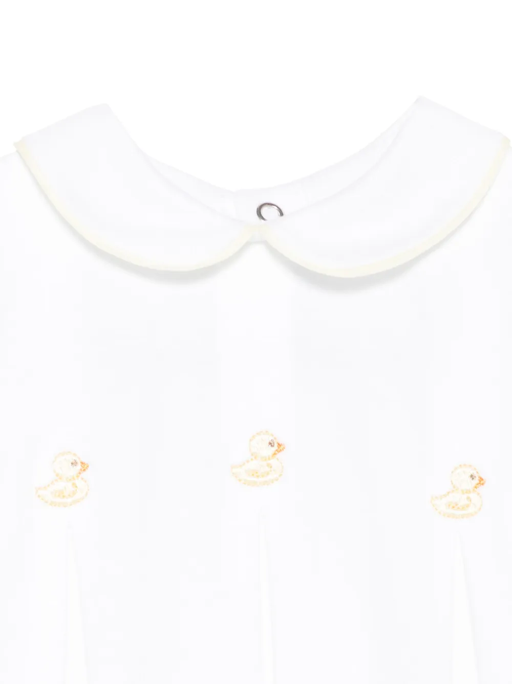 Siola Pyjama met geborduurde eend Wit