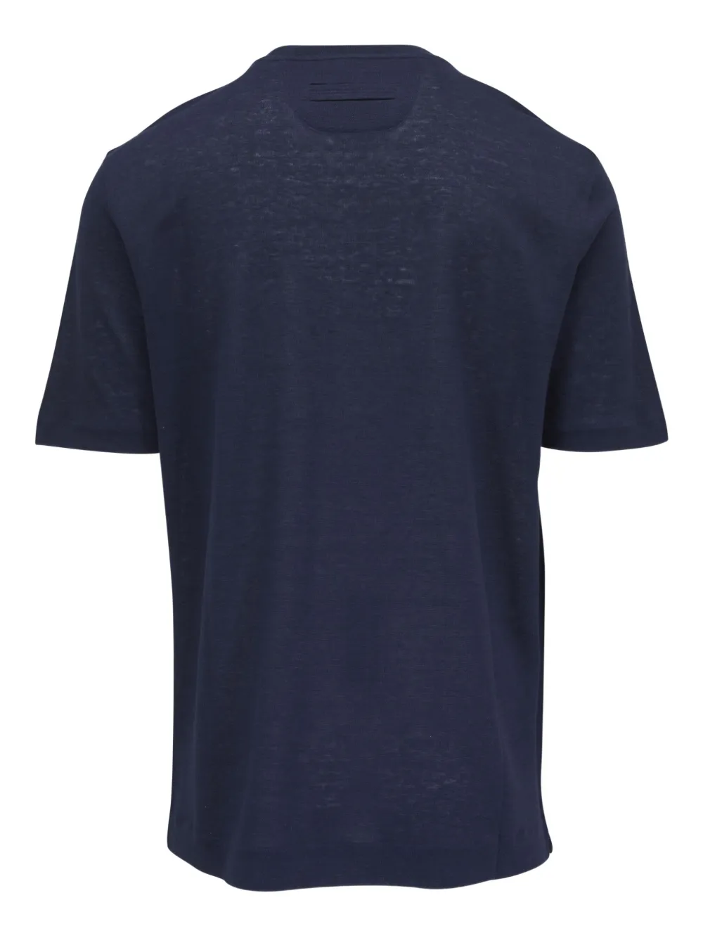 Zegna mélange-effect T-shirt - Blauw