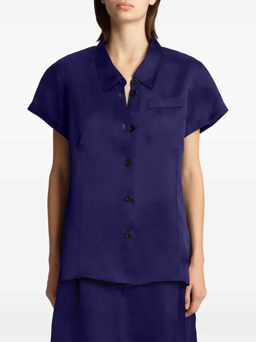 KHAITE Keefe blouse Paars