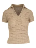 Vince cotton polo top - Neutrals