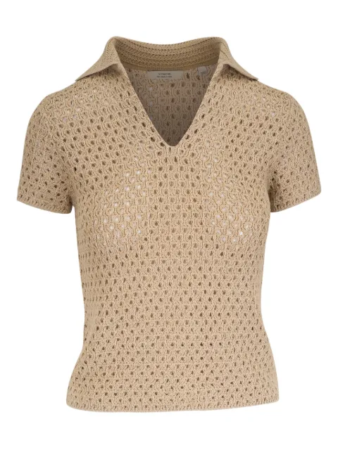 Vince cotton polo top 