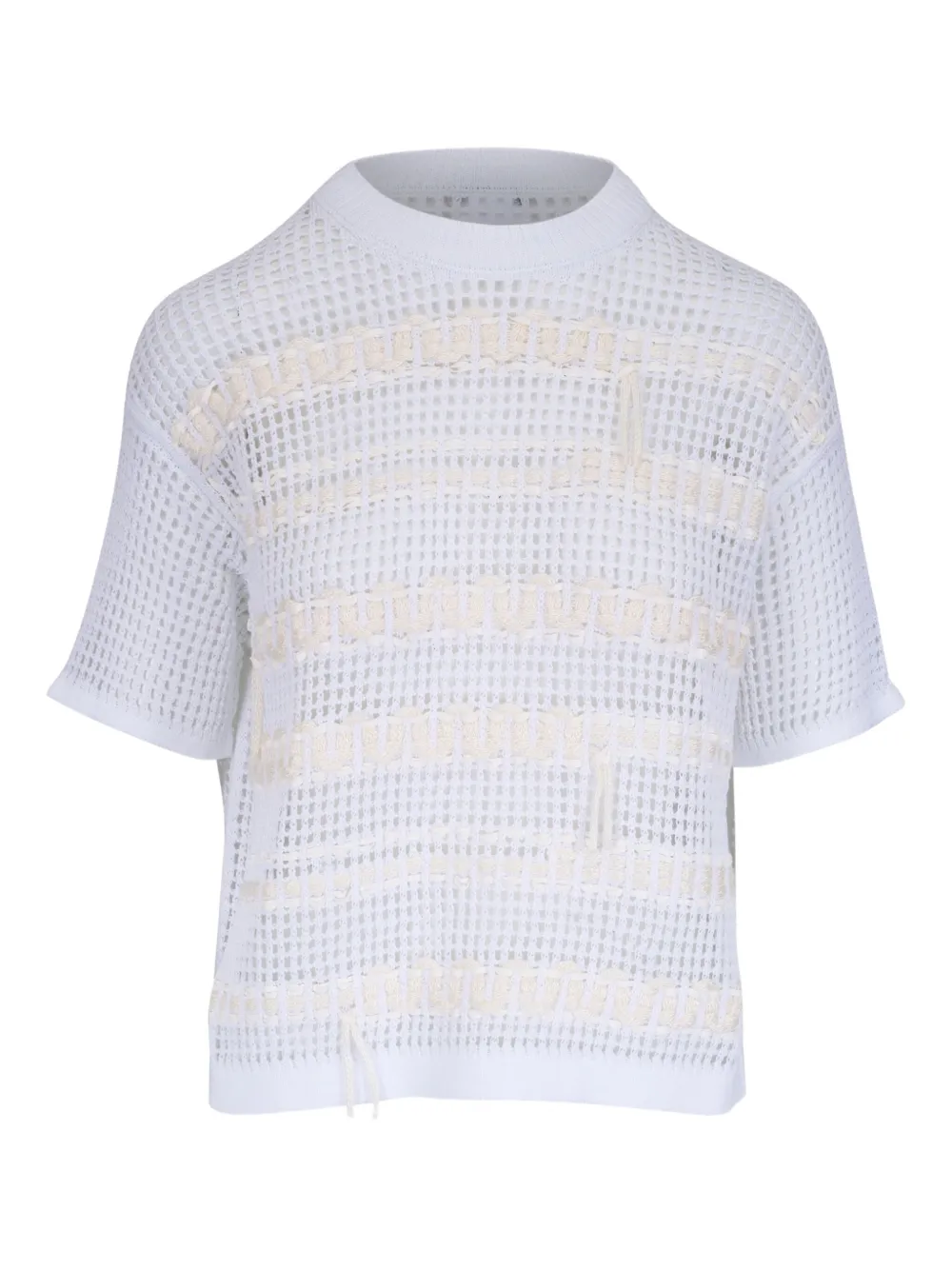 Lafayette 148 Hand-embroidered Cotton T-shirt