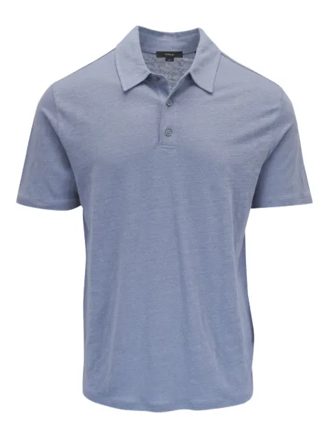 Vince linen polo shirt