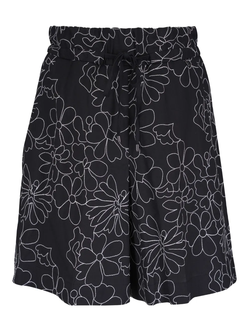 BOGNER floral-embroidered shorts | Black | Image 1
