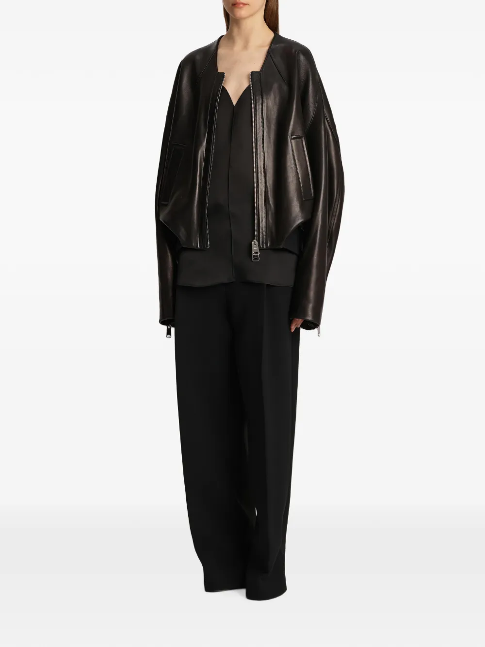 KHAITE Lenton broek Zwart