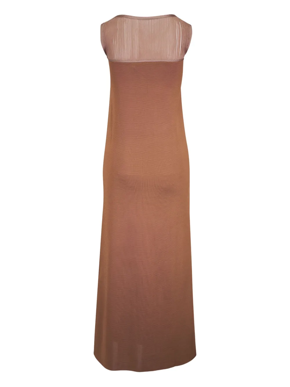 KHAITE Mouwloze jurk - Bruin