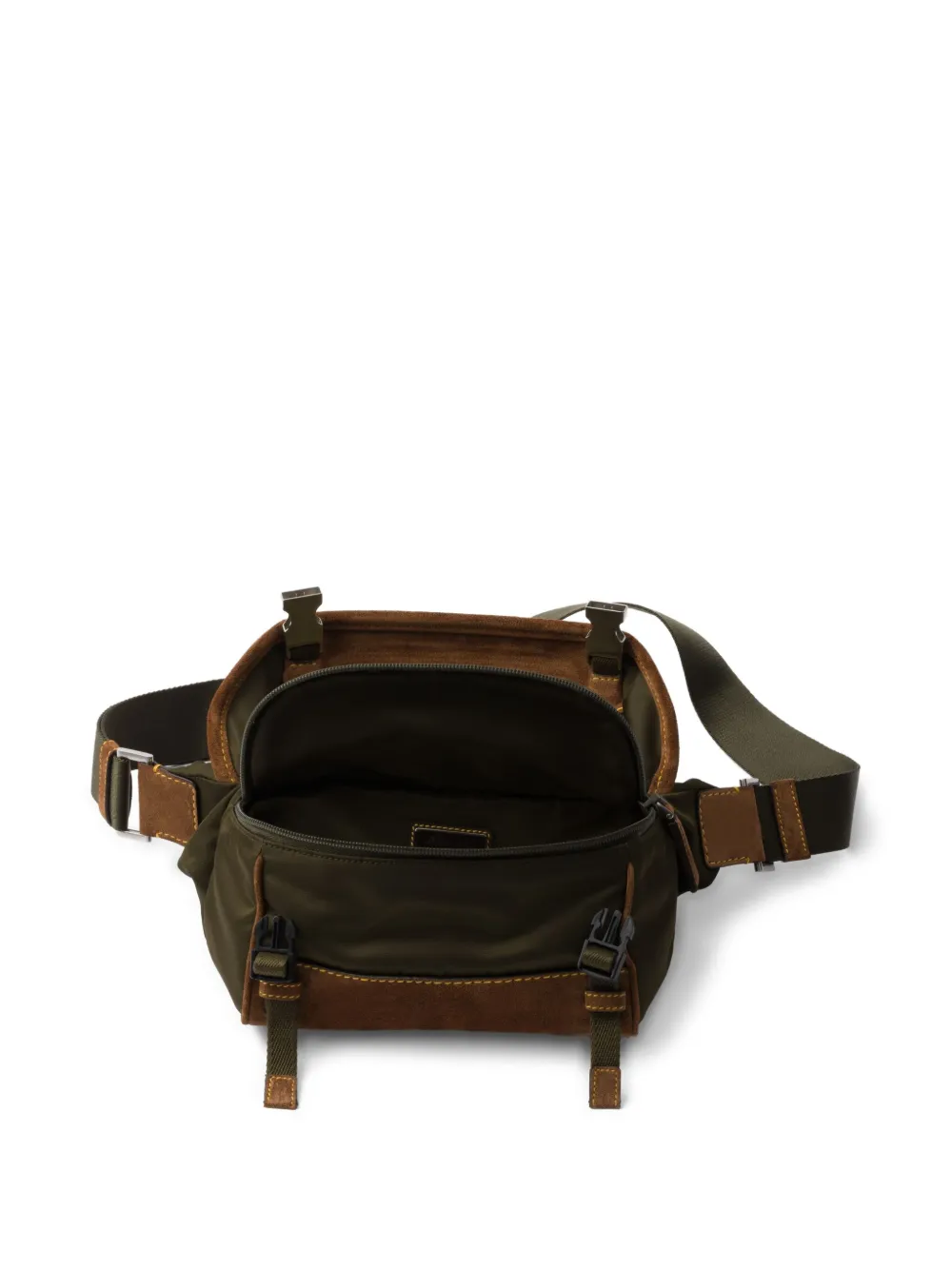 Prada small canvas utility shoulder bag