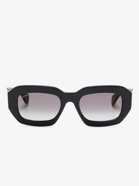 Cartier Eyewear geometric-frame sunglasses