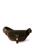 Prada logo-embellished belt bag - Green