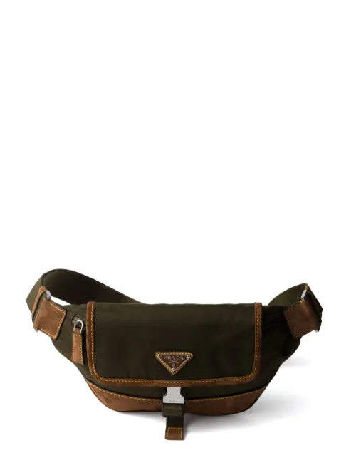 Sac banane à logo strassé - Prada - Modalova